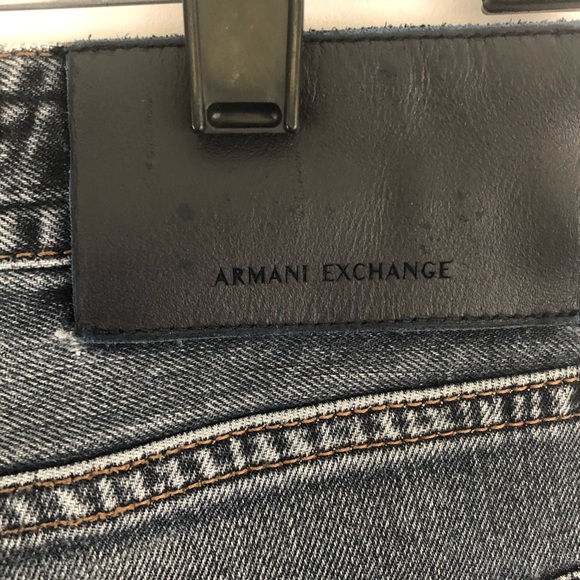 armani exchange blue jeans